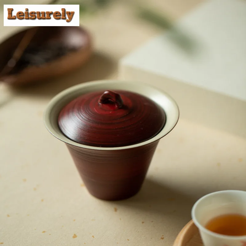 Japanese Fenyin Yin Horseshoe Gaiwan 110ml Luxury Tea Tureen