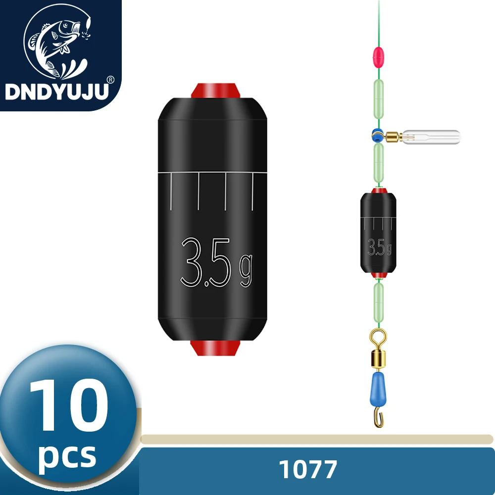DNDYUJU 10X рыболовная линейка свинцовый грузила 1,5-5,0 г формы для ловли карпа свинцовые формы для защиты окружающей среды Покрытие Dinker Fish инструменты