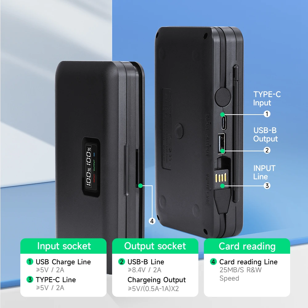 LP-E17 Battery Type-C Input Rechargeable Battery Camera Battery Rechargeable Battery Charger Camera Battery Charger For Canon EOS 200D M5 M6 750D 760D T6i T6s 800D RP Kiss X8i with LCD Charger Case