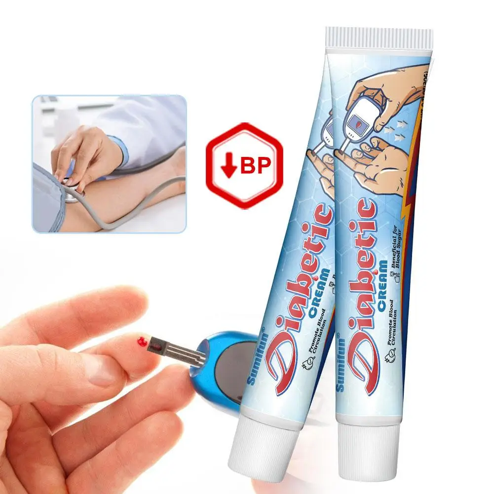 20G Diabetic Cream Treatment Medicine Stabilizes Blood Sugar High Blood Glucose Hypoglycemic Repair Ointment Health Care