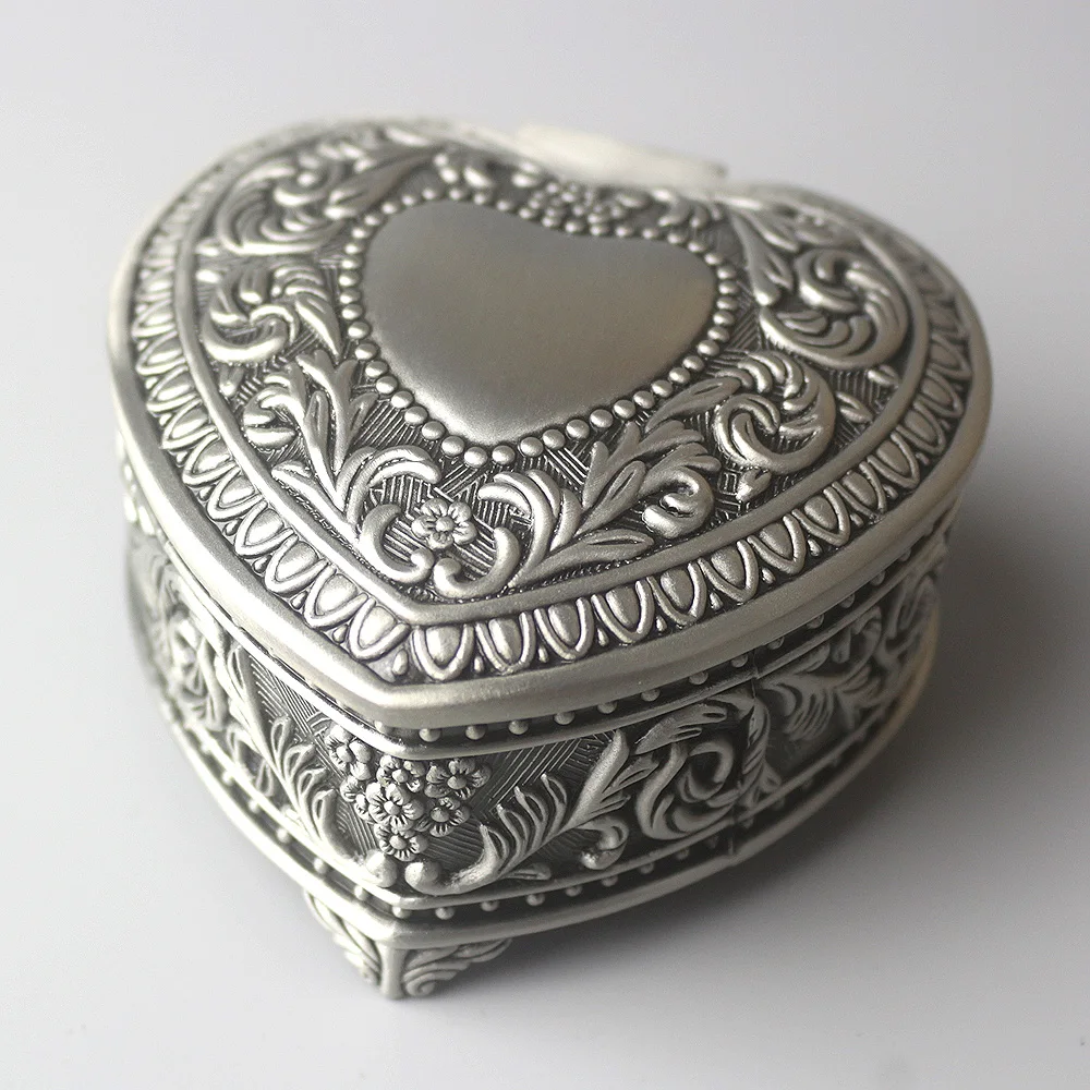 Rosiking Emboss Alloy Metal Music Box Wind Up Castle in the Sky For Frends Girl Christmas and Children Birthday Gift 2