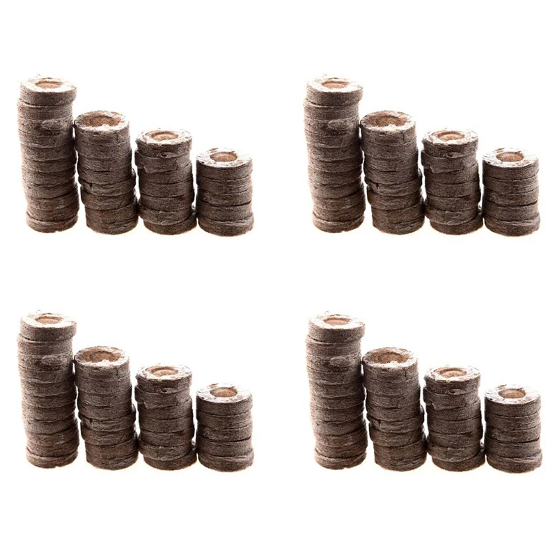 

400Pcs Professional Peat Pellets Plant Starting Soil Block Jiffy Seedling Plugs Environmental Garden Nursery