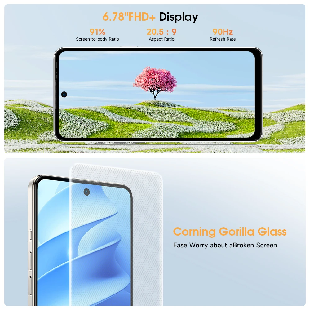 Ulefone Note 18 Ultra 5G Smartphone 12GB RAM(6+6) 256GB ROM 6.78" NFC 50MP MTK Dimensity 720 Android 5