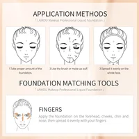 Crème de fond de teint longue durée pour le visage, correcteur imperméable, liquide, même le teint, Base professionnelle mate, maquillage, cosmétiques Maquiagem 6