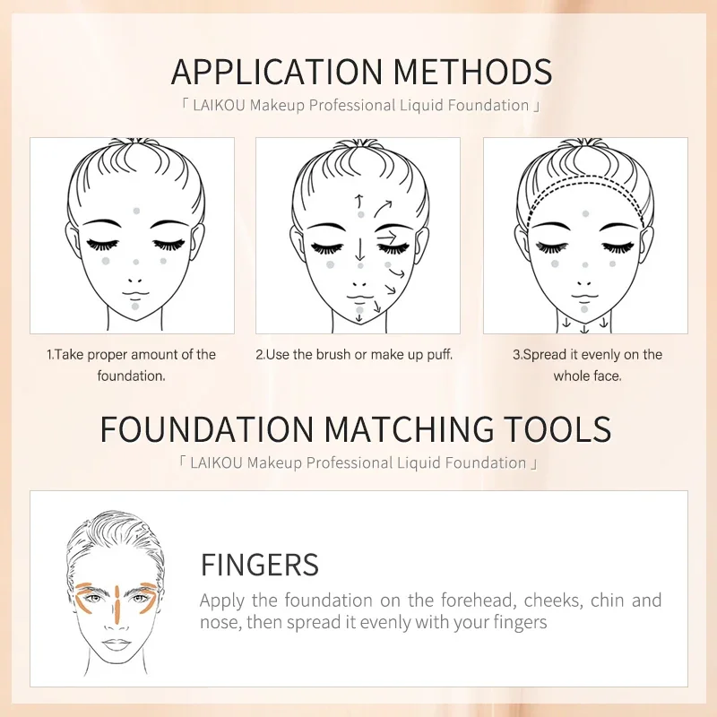 Long-lasting Face Foundation Cream Waterproof Concealer Liquid Even Skin Tone Professional Matte Base Makeup Cosmetics Maquiagem 6