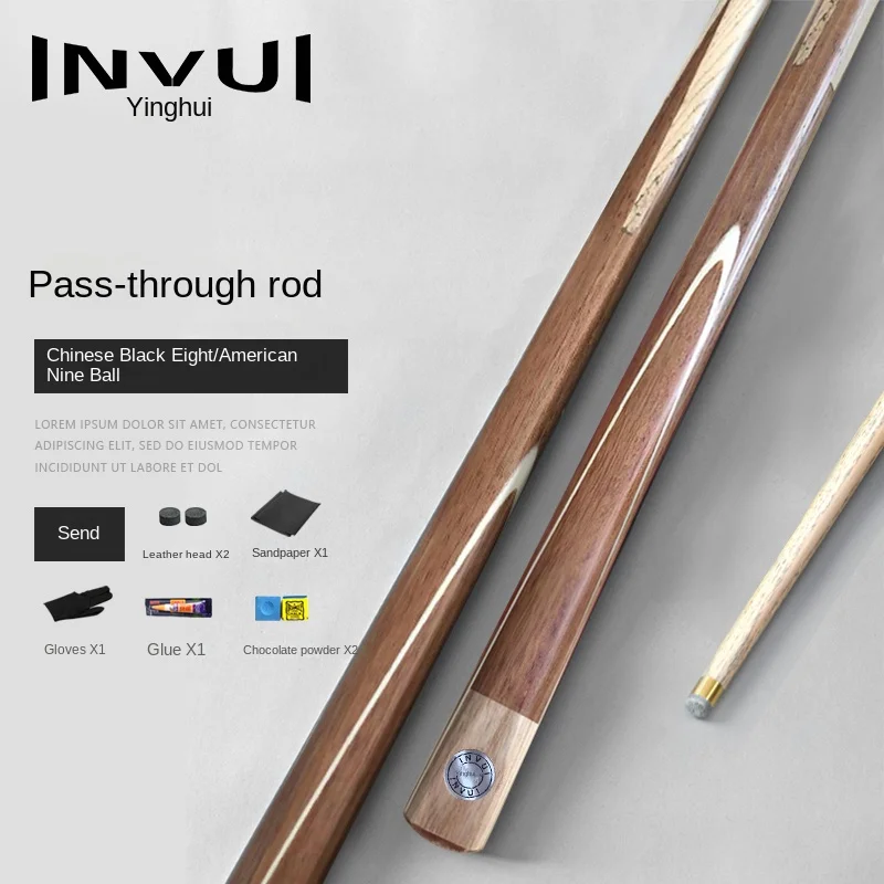 SMALL HEAD BALL ROD Ashwood Single Billiard Cue Beginner Snooker 10MM G-02
