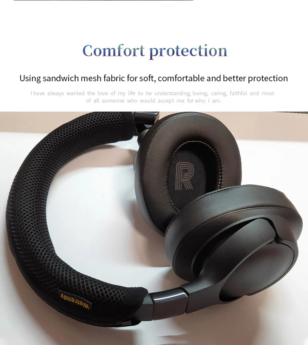 Quality Headphone Head Beam Cover for JBL TUNE770NC Headphone Protective Case T770NC Headset Headbeam Protector Sleeve