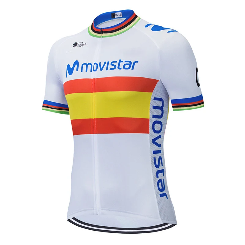 2025 Movistar New Pro Team Cycling Jersey Ropa Summer Breathable Bicicleta Bicycle Clothes Bike Clothing Mallot Ciclismo Hombre 3