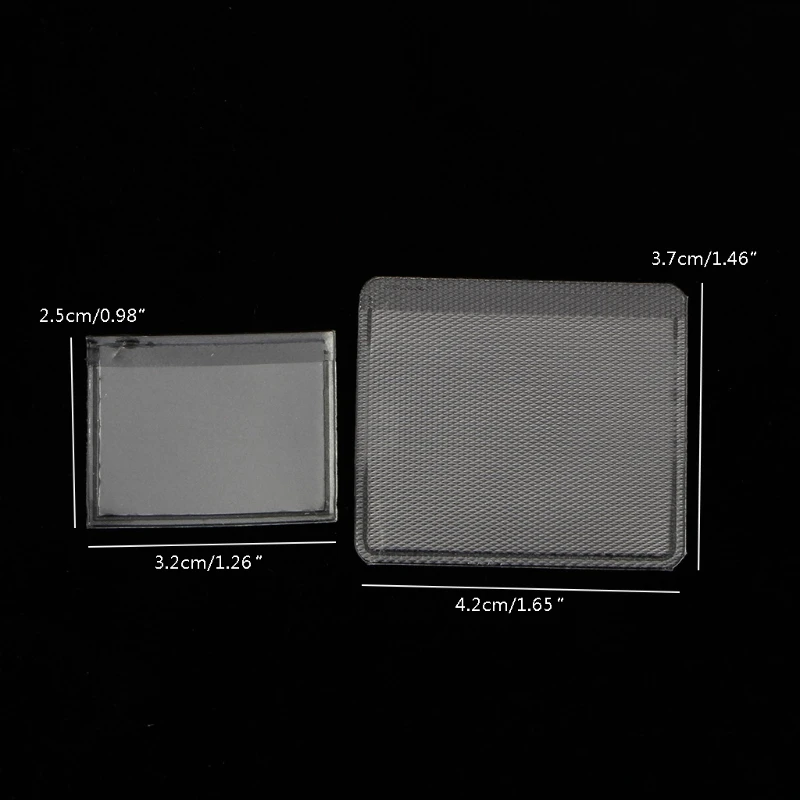 100 Pcs Necklace Cards Plastic Chain Pockets Clear Chain Sleeve Self