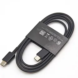 Samsung 60W PD Super Fast Charger with UK Plug - Black - Cable Only