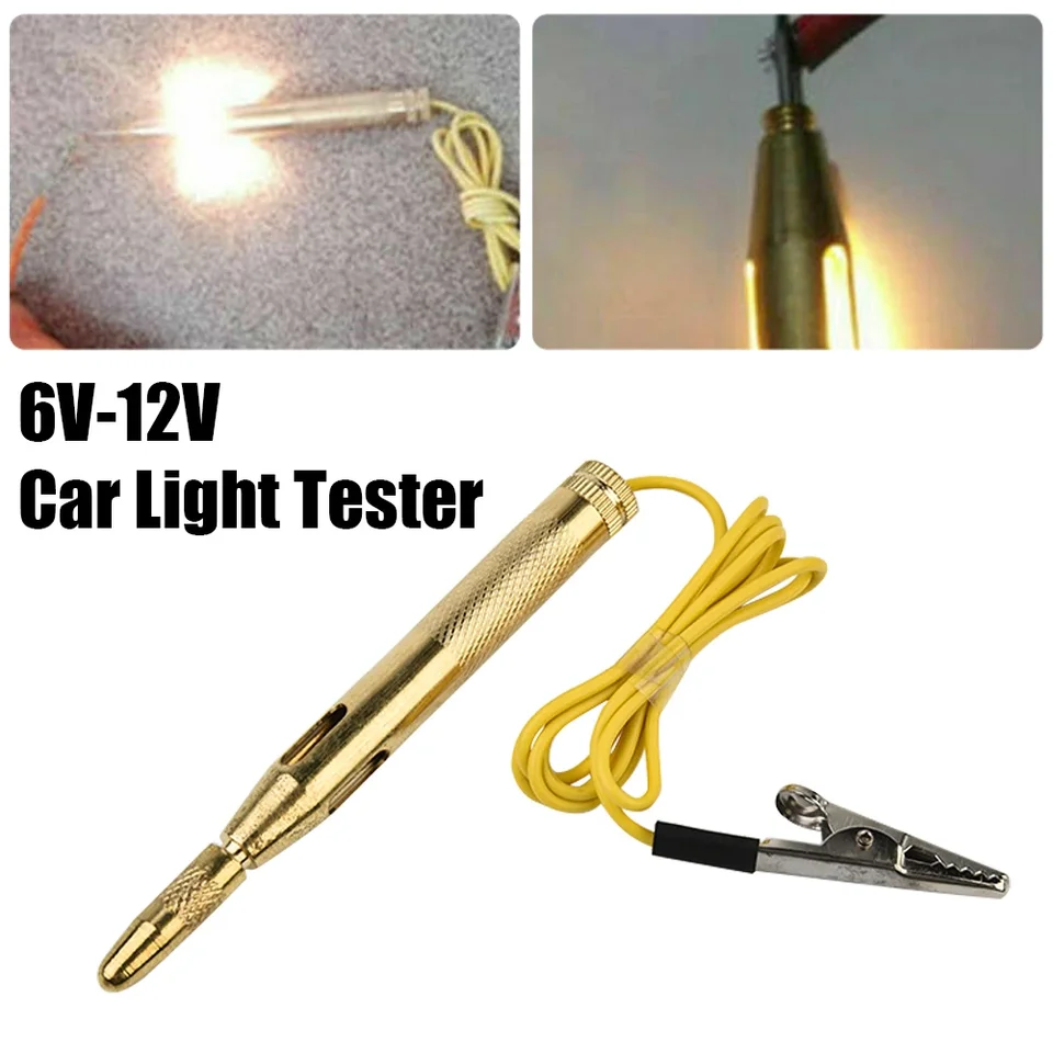 Tester di tensione 6V 12V 24V per test di circuiti elettrici Tester di tensione 6V 12V 24V per test di circuiti elettrici