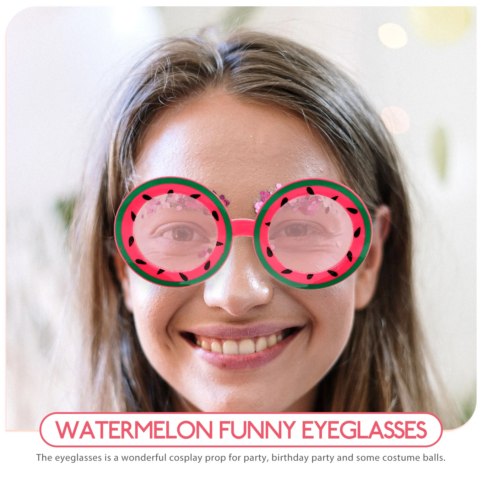 Watermelon Eyeglasses Cute Sunglasses Party Eyewear Photo Booth Prop Funny Glasses Headwear Accessories Novelty Gag Gift Costume