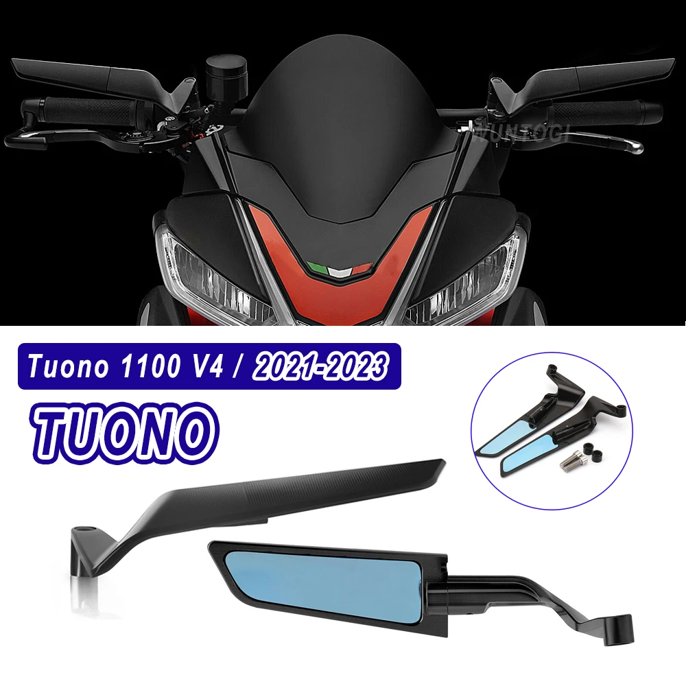 

Tuono1100 V4 Accessories Motorcycle Rearview Mirror for Aprilia TuonoV4 Factory 2021-2023 Motorcycle Mirrors Adjustable Rotating