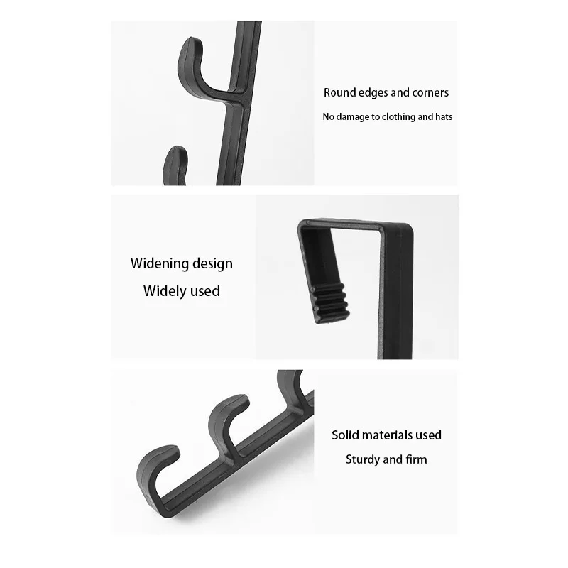 Bedroom Door Hanger Clothes Hanging Rack Hooks Purse Holder Bags Rails Hangers Organizers Storage Hook Coat
