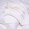 High End Egyptian Cotton Bed Sheet Set 1000TC Fitted Sheet Flat Top Sheets Pillowcase Luxury Bedding Set Double King Queen Size 6