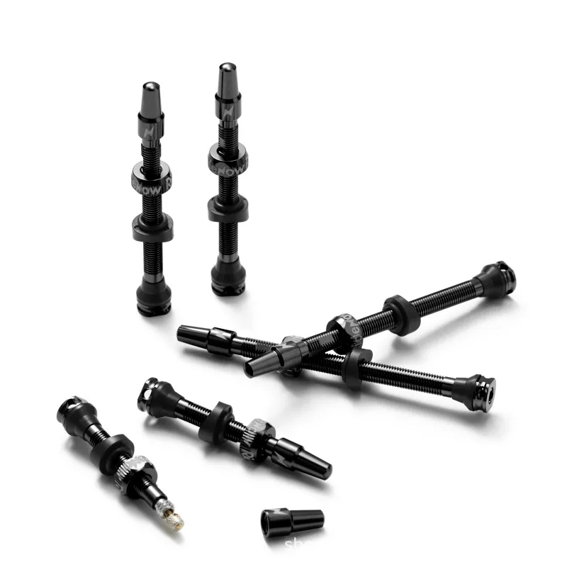 Ridenow Bicycle Tubeless Valve 45/65/85mm Anodized Aluminum Alloy Presta Valve Removable Core Air Road MTB Gravel Bike