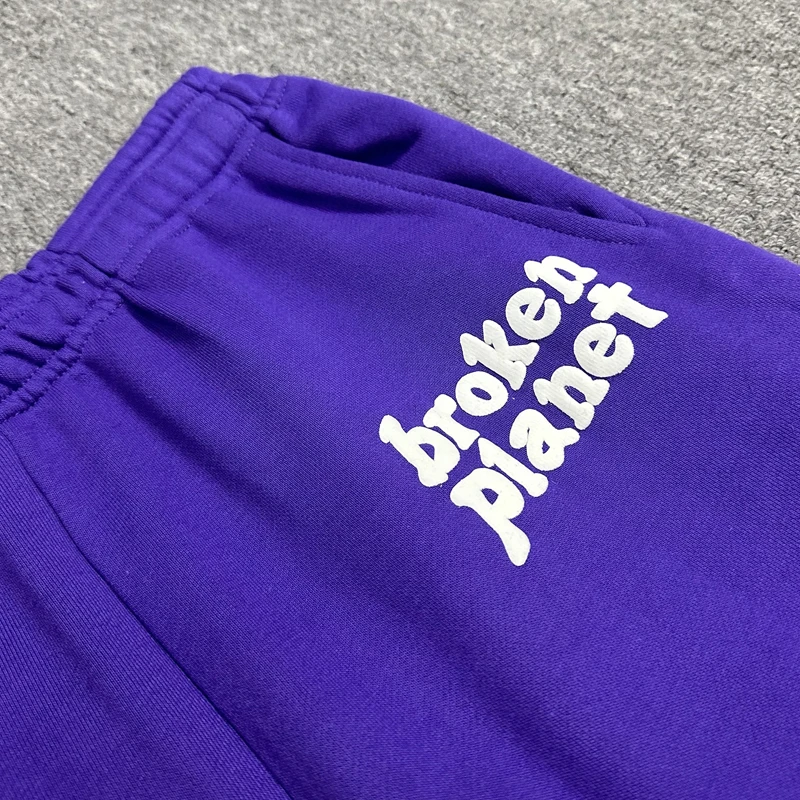 

Broken Planet Tight-waist Pants Fashion Color Hip Hop High Street Sweatpants 1:1 High Quality Comfortable Cotton Casual Trousers