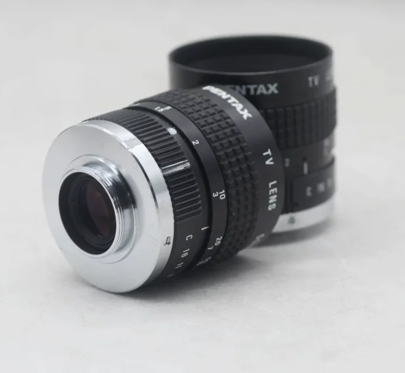 PENTAX 50/1.4 C-마운트 산업용 렌즈, 양호한 상태로 사용됨 50mm F1.4