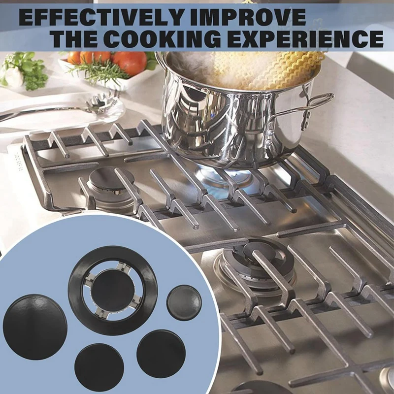 Gas Stove Burner Caps Set 5 PS Compatible For SABAF Top Covers Replacement gas stove parts