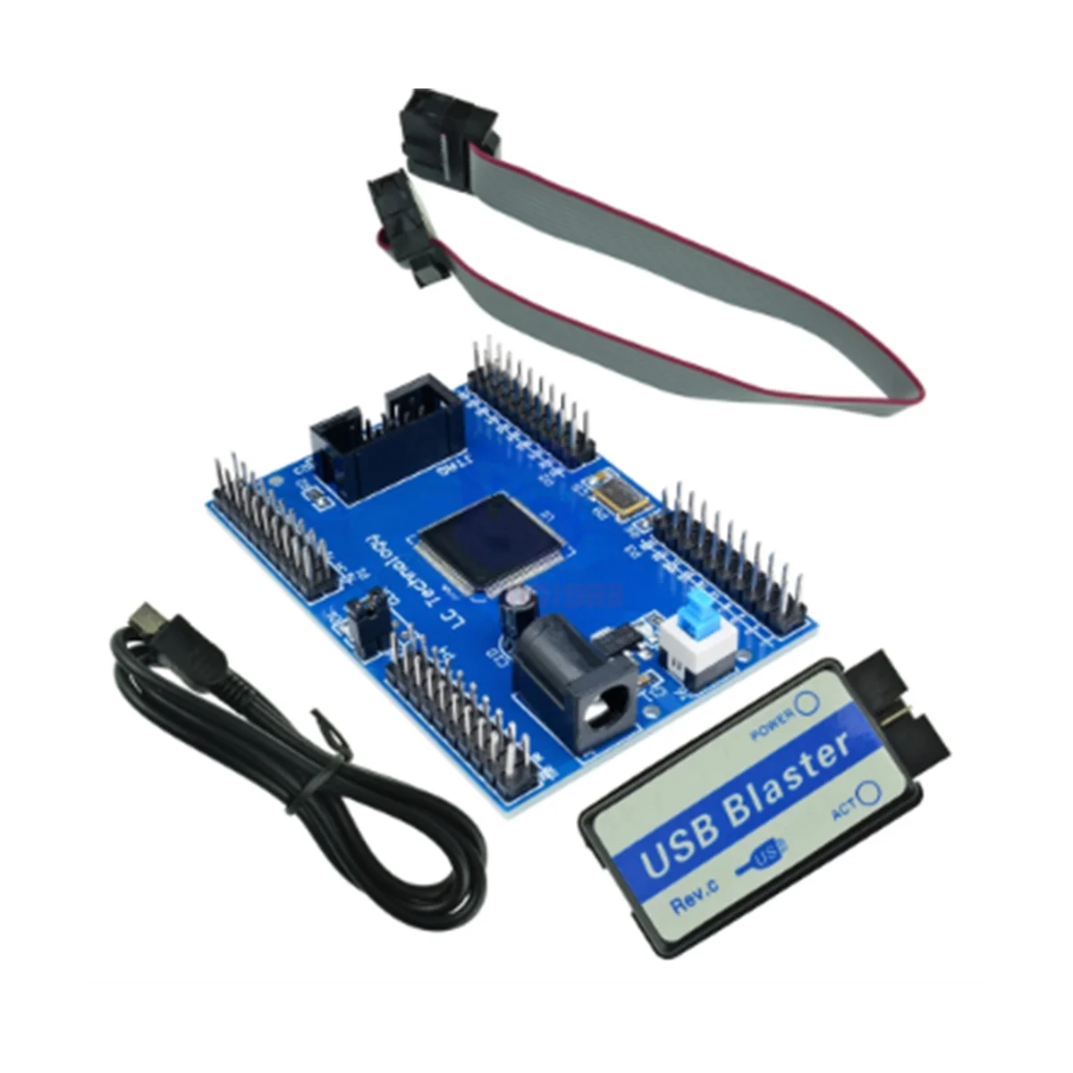 

Макетная плата Max II EPM240 CPLD, обучающая плата, USB-кабель Blaster Mini USB, 10-контактное соединение JTAG