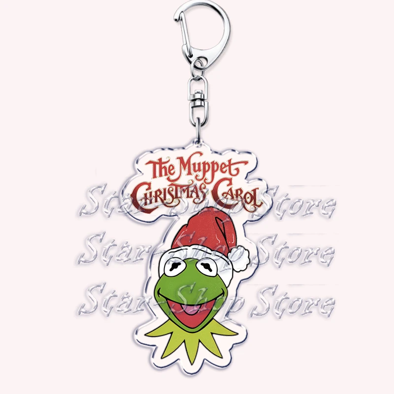 Lustige süße Weihnachts-Schlüsselanhänger für Accessoires, Tasche, der Frosch Gonzo, Miss Piggy, Schlüsselanhänger, Schmuck, Freunde, Urlaubsgeschenke – Detail 36