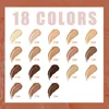18-color Private Label Liquid Foundation Long-lasting Makeup Oil-control Moisturizer Concealer Matte Full Coverage 3-color Tubes 5