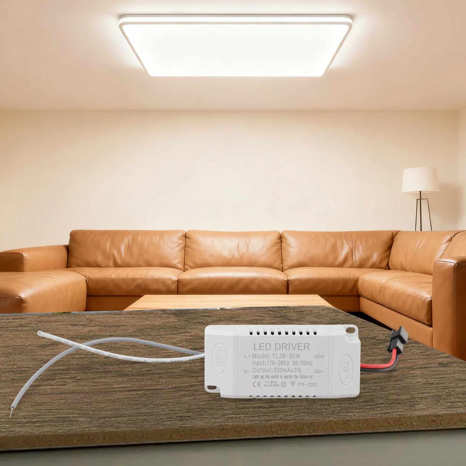 홈 인테리어 LED 드라이버 정전류 300mA 5 직경 80mm 높이 24mm SM 남성 2핀 천장등용