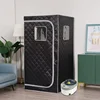 Portable Steam Sauna Full Dimension Personal Home Sauna With 4L Steam Generator And Remote Timer 5