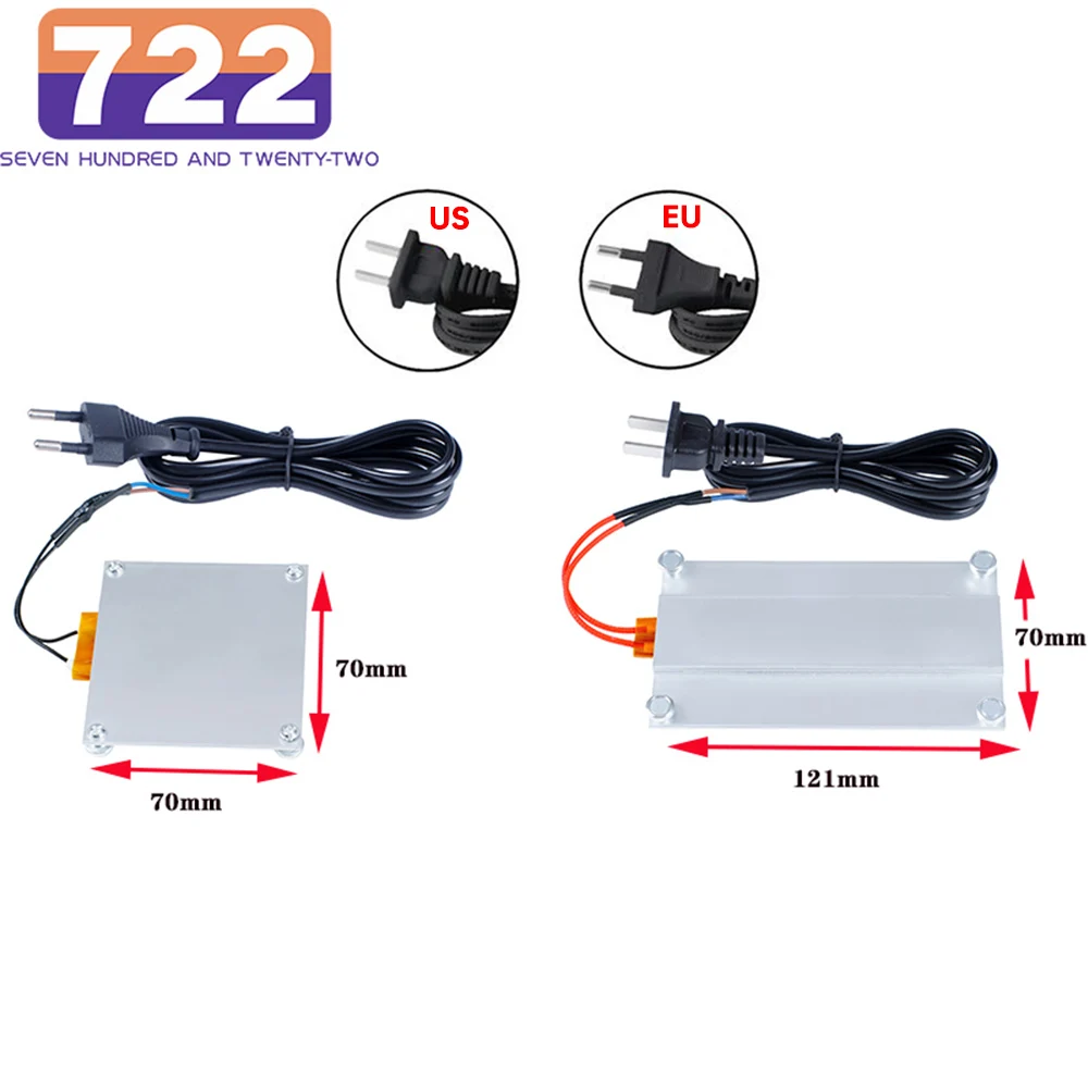 HD Rectangle Square Heating Soldering 220V 260 Degree Chip part free shippingAluminum Desoldering BGA led lamp Station Heating