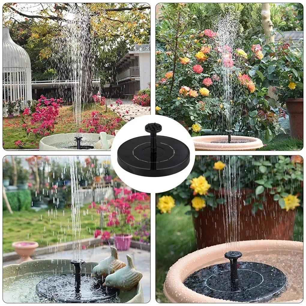 Neue Mini Solar Wasser Brunnen Pool Teich Wasserfall Brunnen Garten Liefert Dekoration Outdoor Solar Powered Brunnen Vogel Bäder – Detail 5