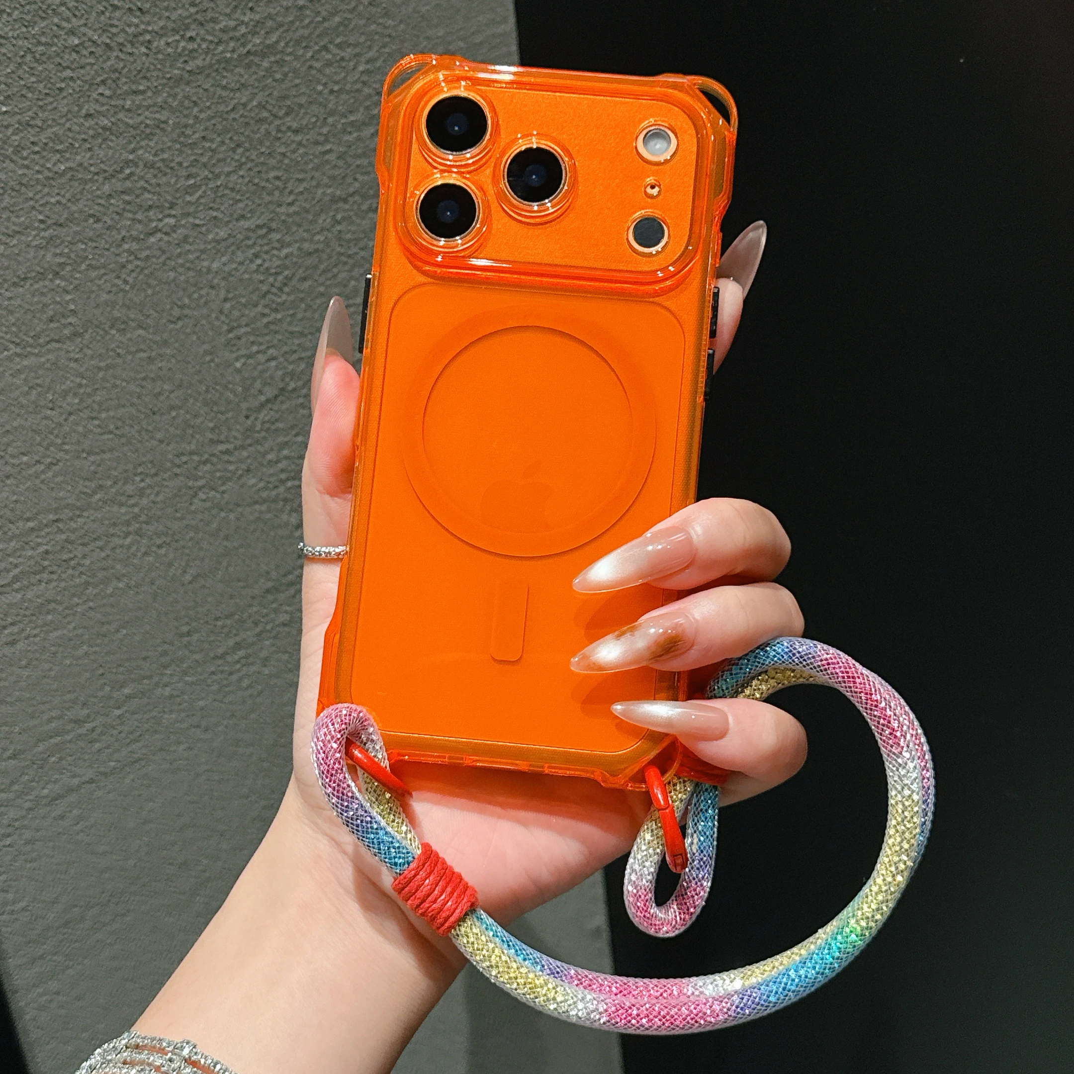 Premium Hanging Strap Phone Case - Anti-Drop, Magnetic Attachment, Superior Protection