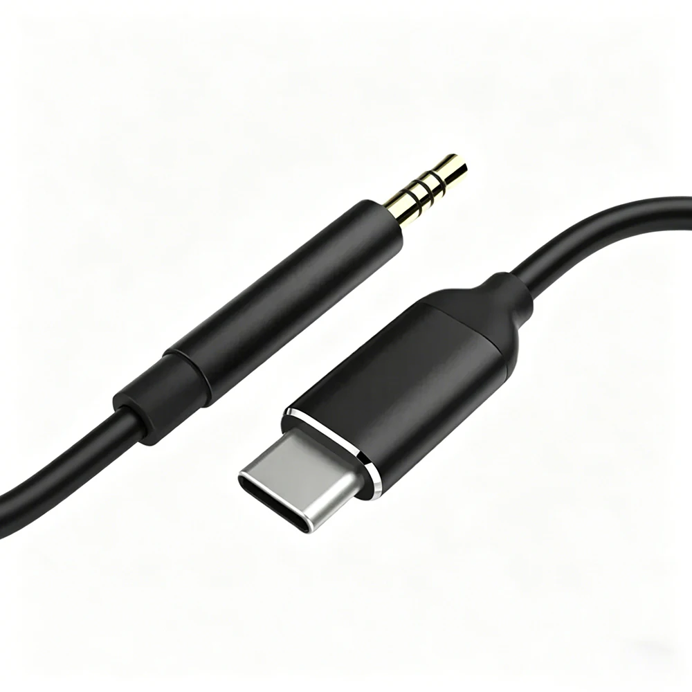 USB-C to 3.5mm AUX Audio Cable, Type-C Aux Adapter Converter for Car, Headphones & Speakers - 6