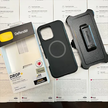BUX Otter~Case 3 in 1 New With Clip Type Defender Series with magsafe Box For iPhone 16 15 pro max 16plus With retail Package