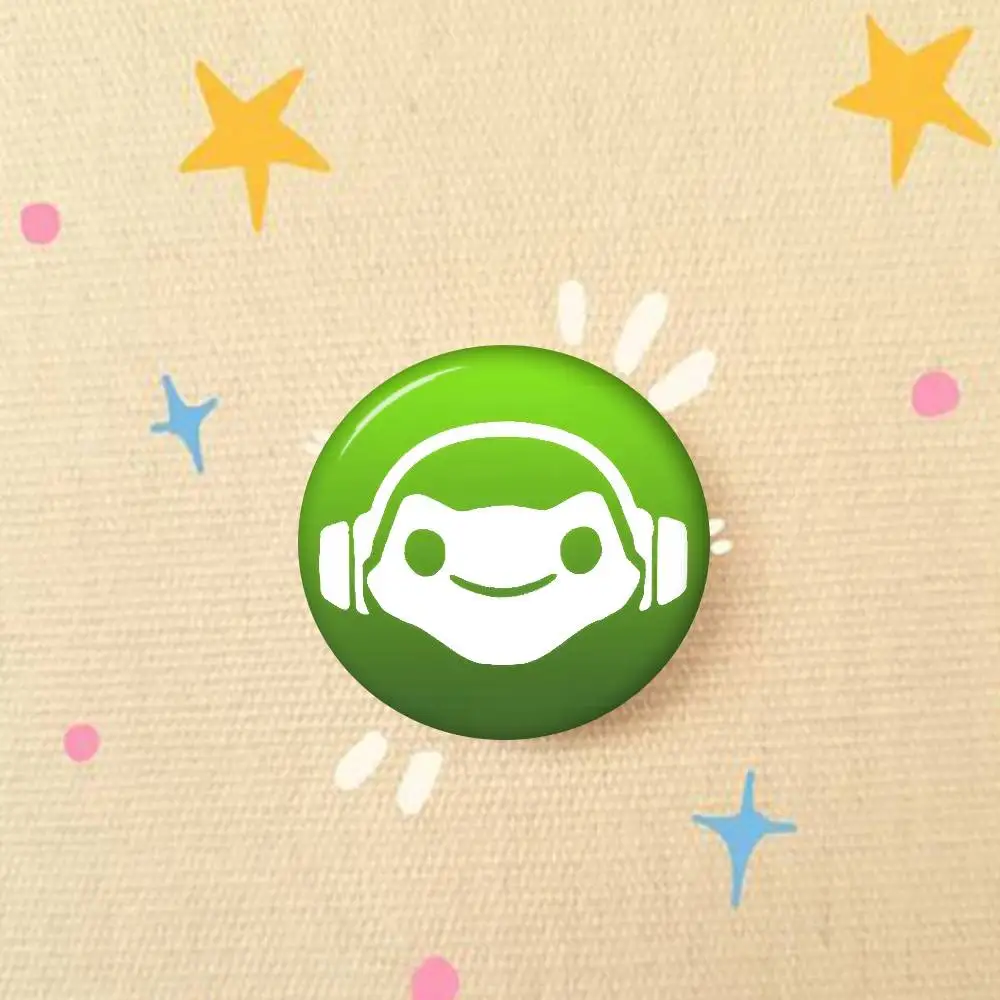 Handmade Overwatch Button Pin Brooch - Cartoon Badge