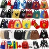 MOC Officer Cape Building Blocks Kit Medieval Lion Knights Figures Accessories Shawl Imitation Fur Cloak Bricks Toys Boys Gift 1