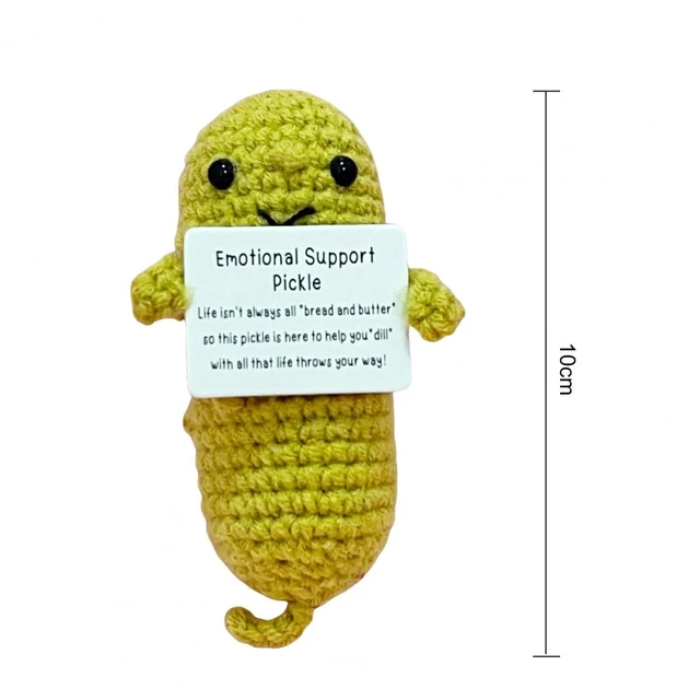 Emotional Support Pickle Crochet Kit