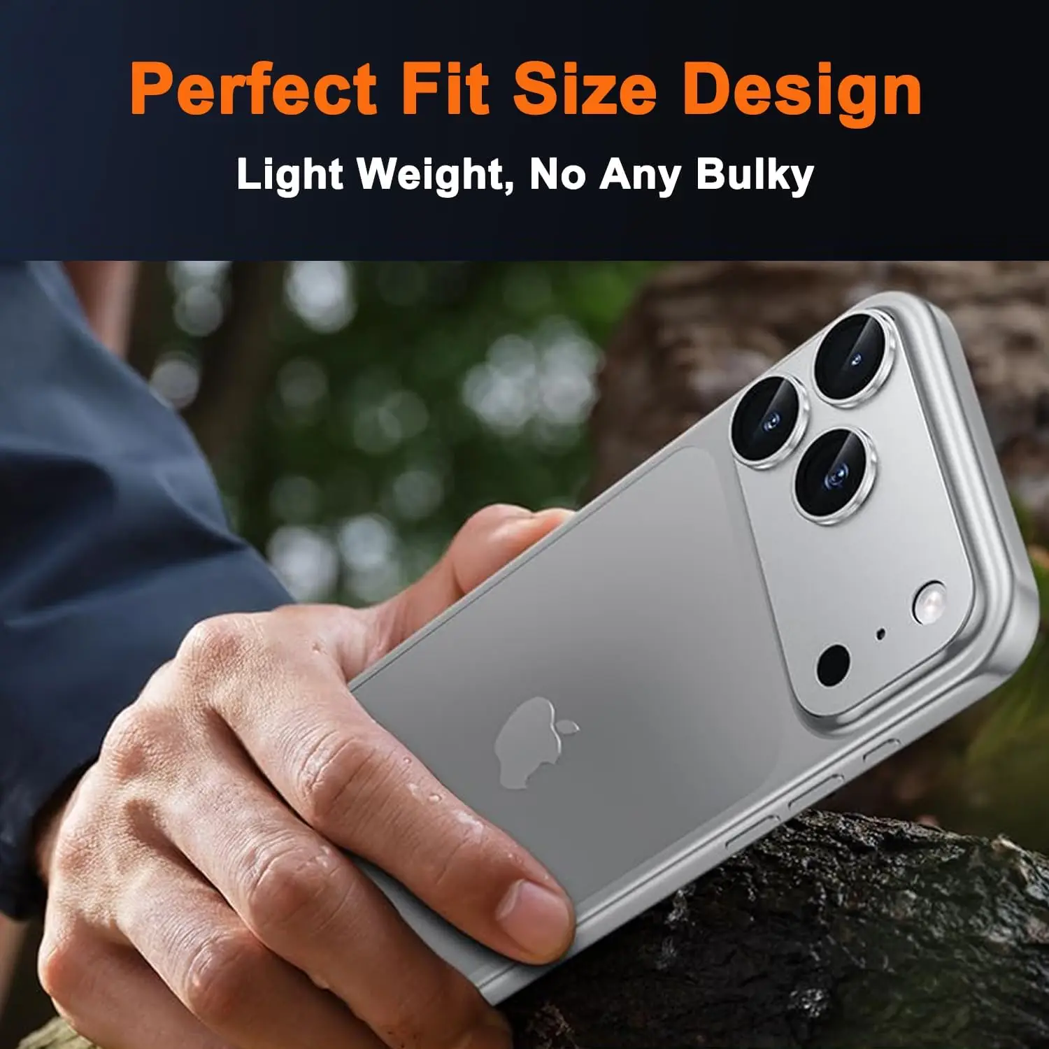Protezione per Obiettivo Fotocamera iPhone 17 Pro Max - Copertura in Vetro Temperato Antiurto in Metallo per Fotocamera Posteriore, Ultra Forte Adesione - immagine 5