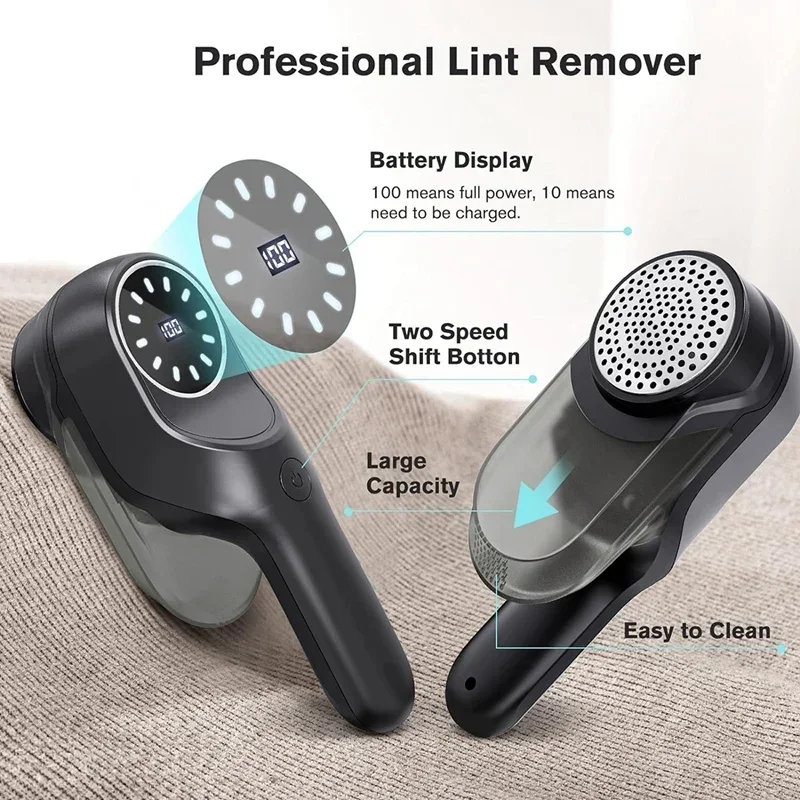 Xiaomi Youpin Lint Remover Rechargable Cloth Fabric Shaver Fluff Pellet Remove Machine For Clothes Sweater Household Appliances 5