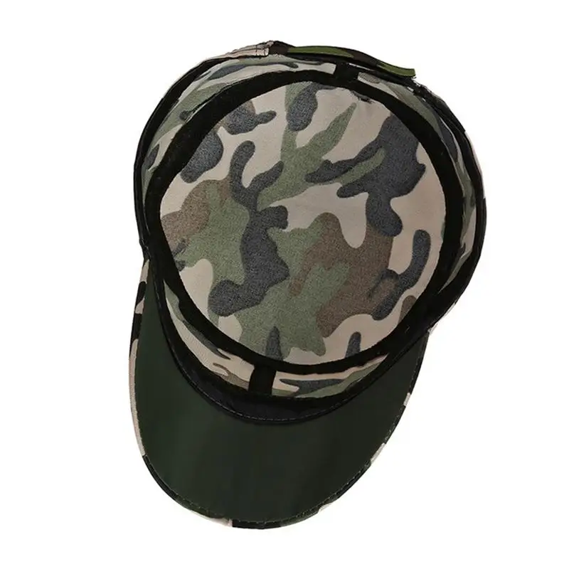 HOT Camouflage Baseball Cap Men Military Tactics Hats Trucker Flat Caps Breathable Visor Sun Protective Hat Fishing Climbing Cap