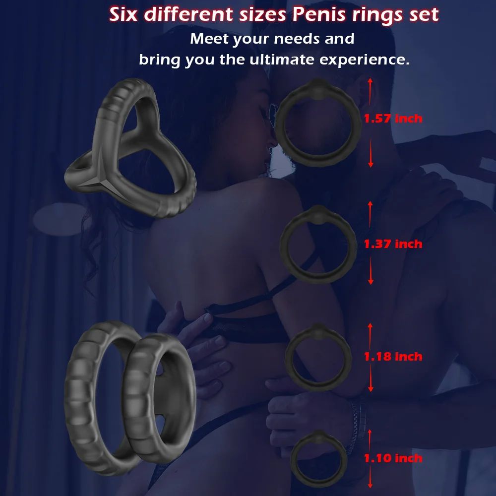 Newest Penis Ring Reusable Silicone Semen Cock Ring Penis Enlargement Delayed Ejaculation Sex Toys For Men Dick Enlarger Rings S102cc9633891407b940238de0f64edb3S