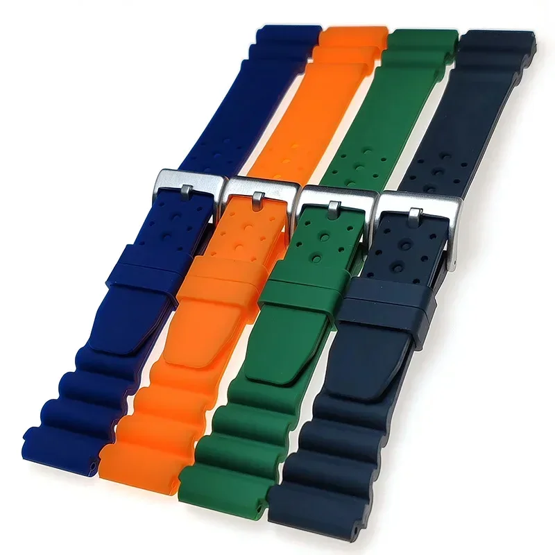 Durable Silicone Sports Watchband - Premium Diving Strap