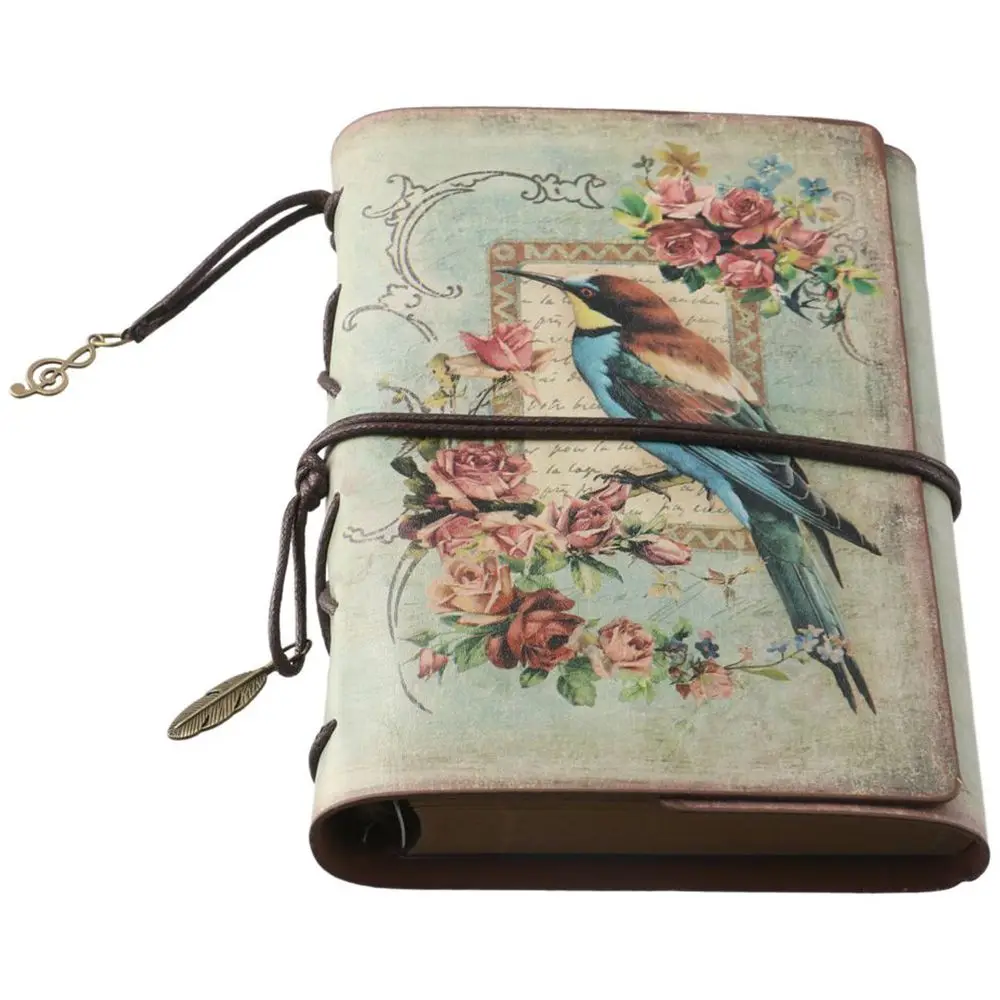 Vintage Traveler Notebook Writing Leather Refillable Journal Classic Writing Pads Women