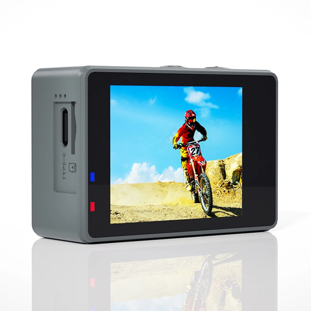 Recording Camera 30m Waterproof Exercise Video Recorder 120° Wide Angle Underwater Camera with Accessories Kit 5
