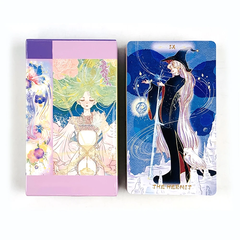 새로운 절묘한 타로 데크 80Pcs 운명 점술 타로 카드 운세 카드 게임 명상 및 영적 수행