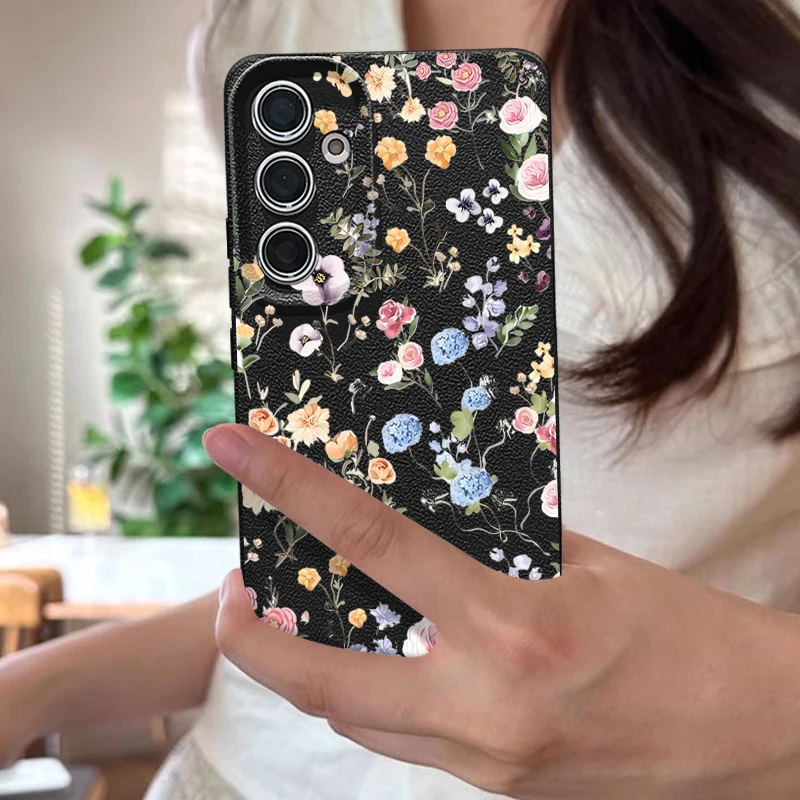 Elegant Floral Pattern Phone Case - Soft Protective Cover