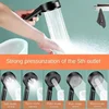 5 Modes Pressure Boost Shower Head Multifunction Adjustable Large Water Shower Nozzle Massage Bathroom Accessory Rain ShowerHead 3