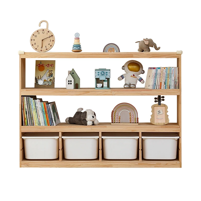 Kids Toy Storage Furniture Organizer Wardrobe Toys Bookstore Rack Kids Room Parish Priest Storage Books Cabinets Baby Closet