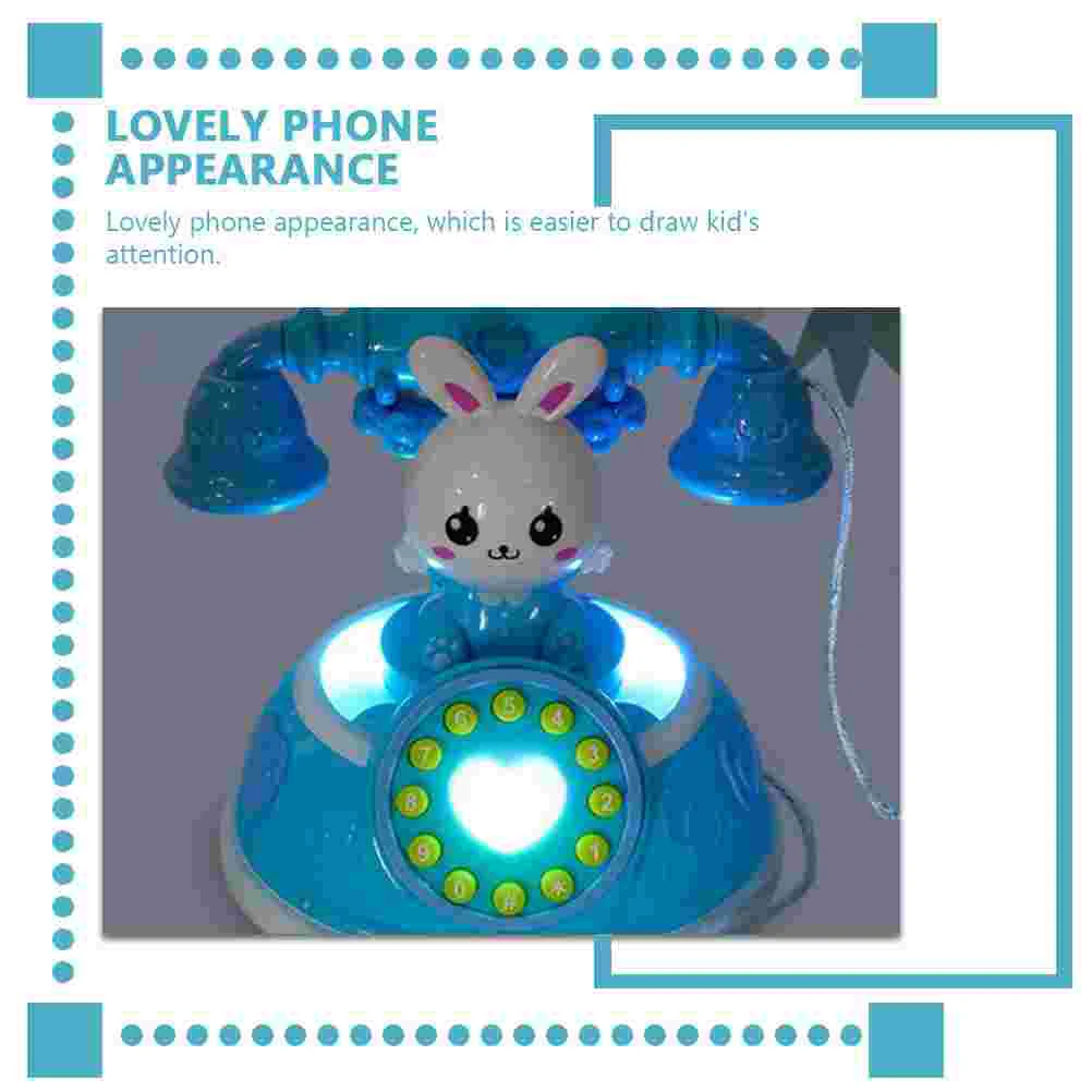 Simulated Telephone Simulation Toy Kids Plaything Cartoon Intelligence Child Playhouse 2