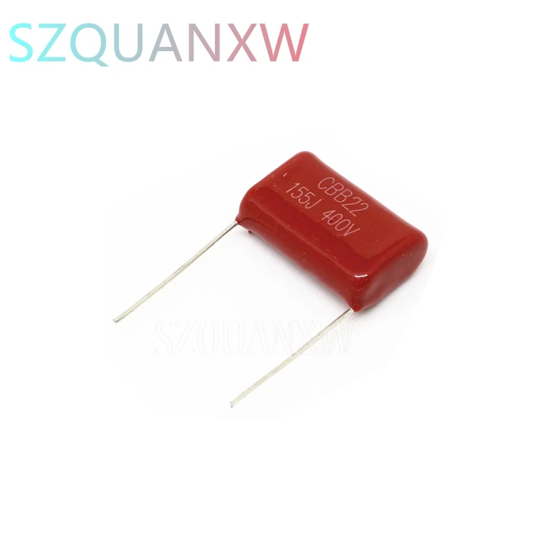 10PCS 400V155J 1.5UF Pitch 20MM 400V 155 1500nf CBB Polypropylene film capacitor 10pcs 400v335j high quality 5% 3 3uf pitch 25mm 400v 335j 335 3300nf 335j400v cbb polypropylene film capacitor