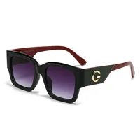 Lunettes de soleil de marque de luxe G Fashion pour femmes et hommes, lunettes carrées élégantes européennes et américaines, lunettes de créateur unisexes, protection UV400 3